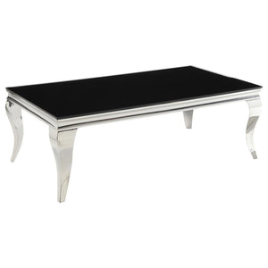 Carone - Glass Top Coffee Table Set