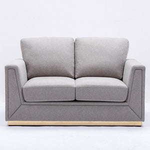 Valin - Loveseat - Gray Linen
