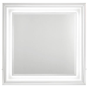 Cassia - Dresser Mirror - White High Gloss