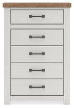 Savonport - Five Drawer Chest - White / Brown