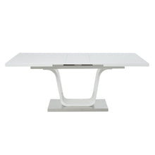 Kamaile - Dining Table With Leaf - White High