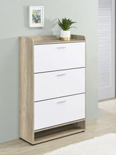 Denia 3-tier Engineered Wood Shoe Cabinet – White