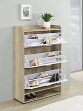 Denia 3-tier Engineered Wood Shoe Cabinet – White