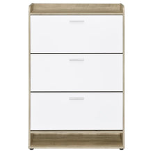 Denia 3-tier Engineered Wood Shoe Cabinet – White