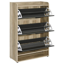 Denia 3-tier Engineered Wood Shoe Cabinet – Grey