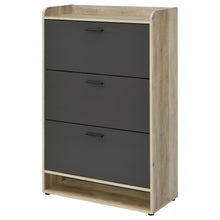 Denia 3-tier Engineered Wood Shoe Cabinet – Grey