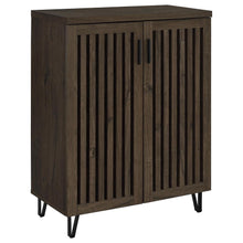Brixton 2-door Entryway Shoe Storage Cabinets – Smoked Oak