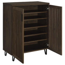 Brixton 2-door Entryway Shoe Storage Cabinets – Smoked Oak