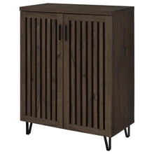 Brixton 2-door Entryway Shoe Storage Cabinets – Smoked Oak
