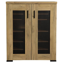 Bristol 5-shelf Engineered Wood Shoe Cabinet – Golden Oak