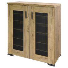 Bristol 5-shelf Engineered Wood Shoe Cabinet – Golden Oak