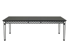 Varian II - Dining Table - Mirrored & Black