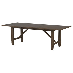 Matisse - Rectangular Dining Table With Removable Extension Leaf - Brown