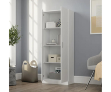 Alara White 23.5"W Double Door Storage Cabinet