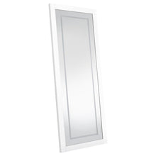 Nordio 72-inch LED Tempered Full Length Floor Mirror – White