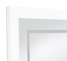 Nordio 72-inch LED Tempered Full Length Floor Mirror – White