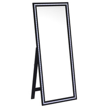 Windrose 28 x 67 Inch Tempered LED Standing Mirror – Black