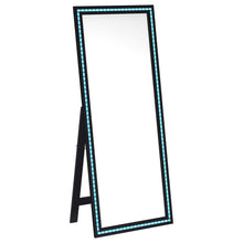 Windrose 28 x 67 Inch Tempered LED Standing Mirror – Black