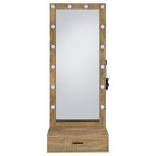 Spector 1-drawer Lighted Full-Length Floor Mirror – Mango