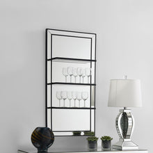 Oriel 24 x 47 Inch Rectangular 3-Shelf Wall Mirror Silver – Mirror