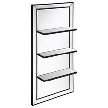 Oriel 24 x 47 Inch Rectangular 3-Shelf Wall Mirror Silver – Mirror