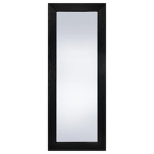 Cadence Tempered Glass Full Length Standing Mirror – Black Oak