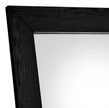 Cadence Tempered Glass Full Length Standing Mirror – Black Oak