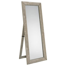 Cadence Tempered Glass Full Length Mirror – Grey Washed Oak