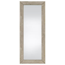 Cadence Tempered Glass Full Length Mirror – Grey Washed Oak