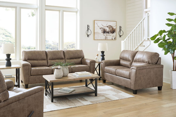 Navi 3 Pc. Sofa, Loveseat, Rocker Recliner Fossil