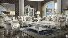 Picardy II - Sofa With 7 Pillows - Fabric & Antique Pearl