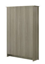 Nyla 47"W Gray Oak Bookcase Shelf
