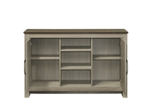 Nyla 47" Gray Oak Console Table, Buffet Table, Sideboard