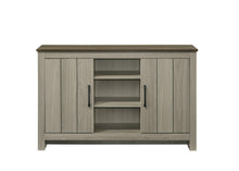Nyla 47" Gray Oak Console Table, Buffet Table, Sideboard