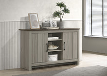 Nyla 47" Gray Oak Console Table, Buffet Table, Sideboard