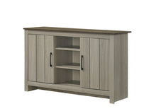 Nyla 47" Gray Oak Console Table, Buffet Table, Sideboard