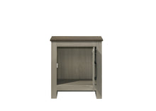 Nyla 16" Gray Oak End Table, Side Table, Nightstand