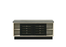 Brett 38.5"W Oak Finish Shoe Cabinet