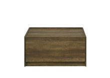 Travon 31.5" Oak Finish Square Coffee Table