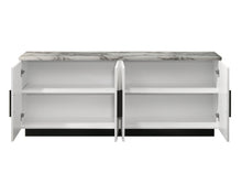 Matilda 63" White Cabinet TV Stand