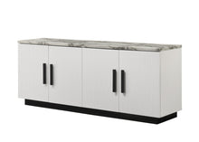 Matilda 63" White Cabinet TV Stand