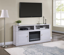 Terra 70" White Walnut Finish TV Stand Console