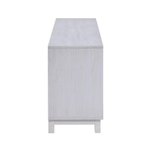 Summit 70" White Walnut Finish TV Stand