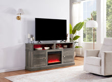 Terra 70"W Gray Walnut Finish TV Stand Console