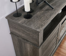 Terra 70"W Gray Walnut Finish TV Stand Console