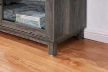 Summit 70" Gray Walnut Finish TV Stand