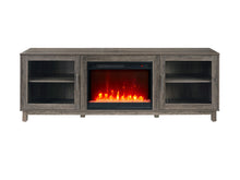 Summit 70" Gray Walnut Finish TV Stand