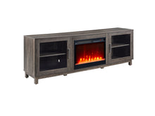 Summit 70" Gray Walnut Finish TV Stand