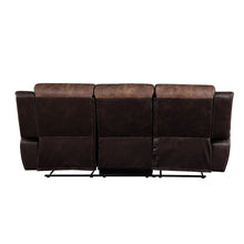 Jaylen - Motion Sofa - Toffee & Espresso Polished Microfiber