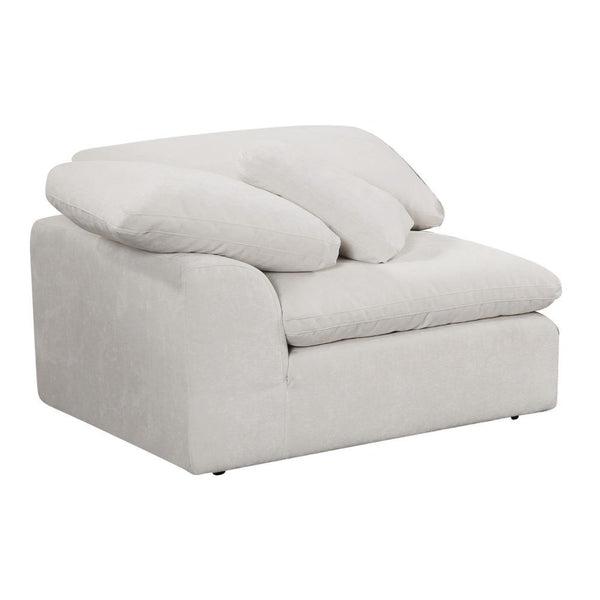 Naveen Modular Wedge With Pillow Ivory Linen